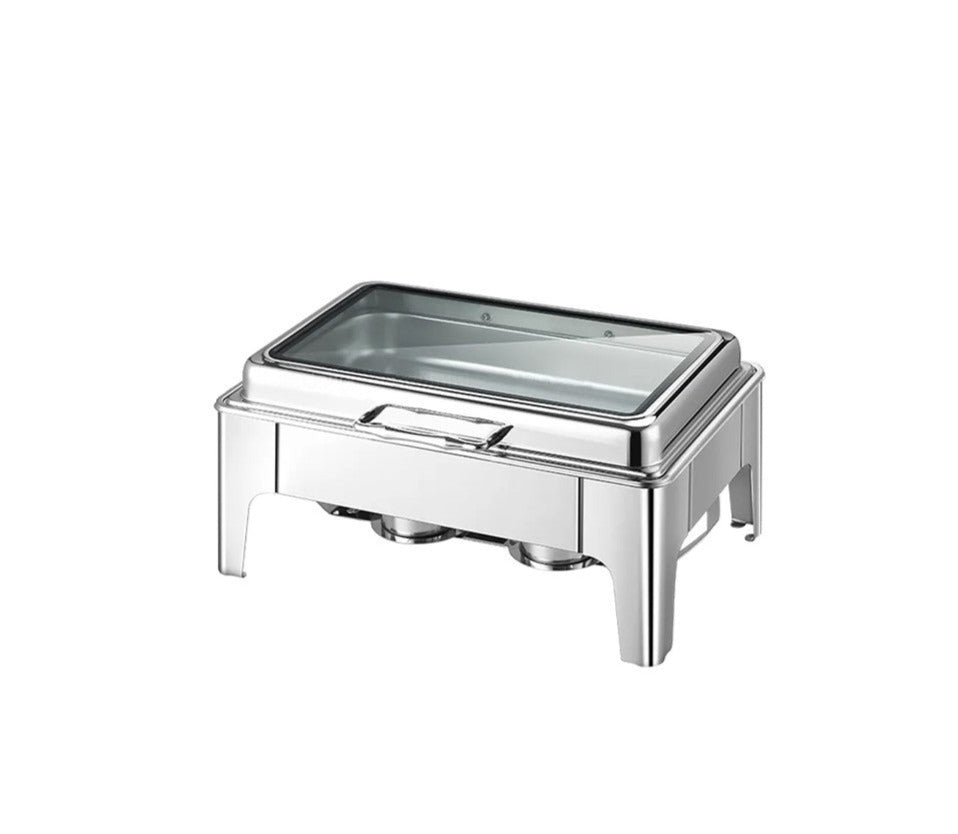 Chafing dish inox vitré